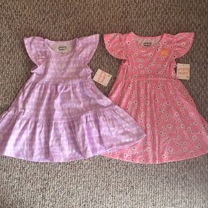 ✨NWT✨ 2 Flutter Dresses 5T